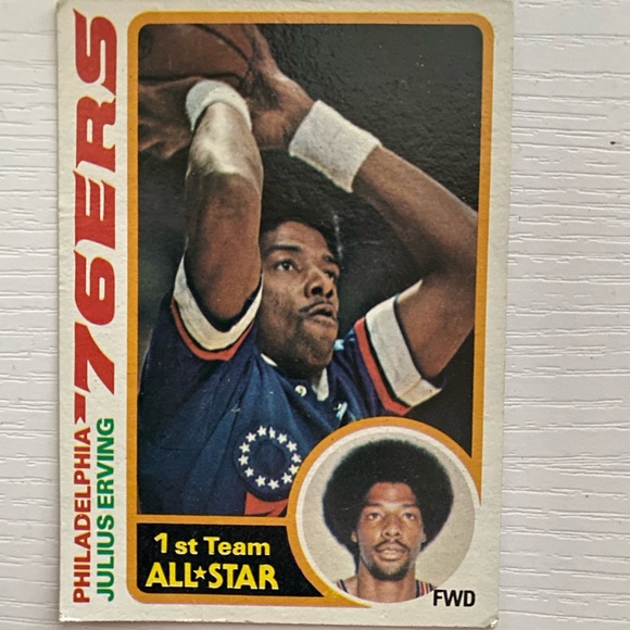 1978 Topps Julius Erving #130 Basketball Card - Picture 1 of 4